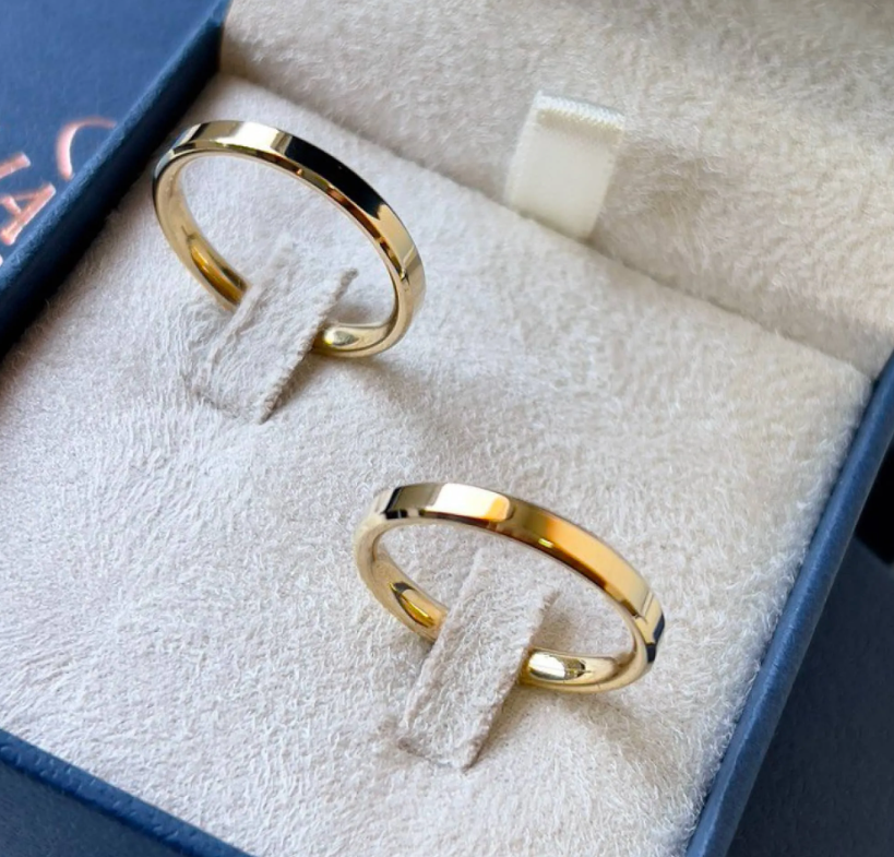 Aliança chanfrada: entenda o significado por trás desse corte